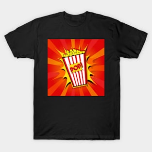 Popcorn - Pop Art T-Shirt